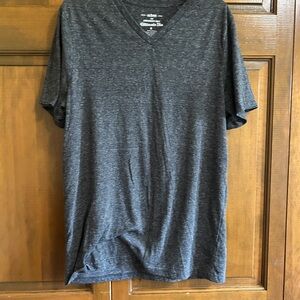 Urban Pipeline Charcoal V-Neck Tee